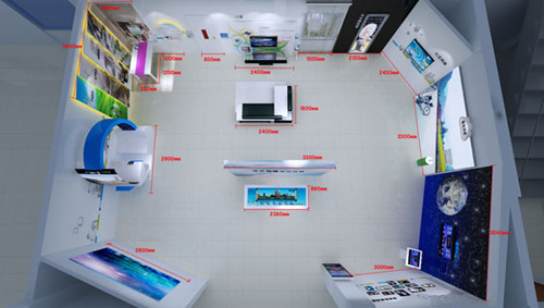 智慧房山与沃共赢房山科技中心体验厅工程